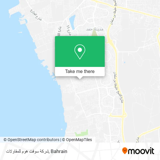 شركة سوفت هوم للمقاولات map