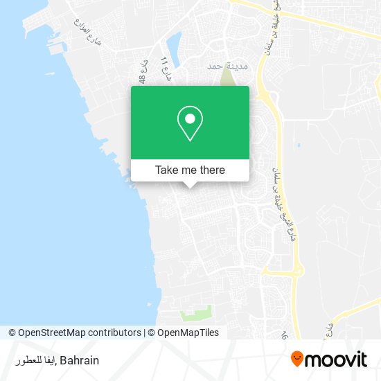 ايفا للعطور map