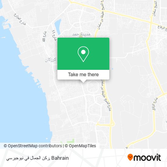 ركن الجمال في نيوجيرسي map