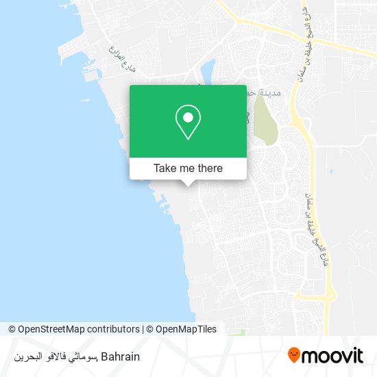 سوماثي فالافو البحرين map