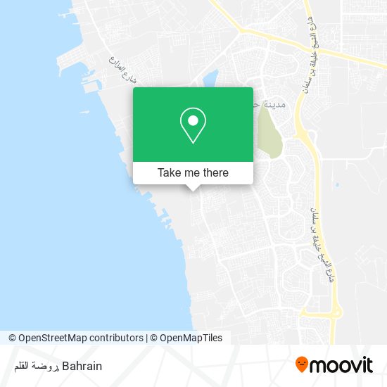 روضة القلم map