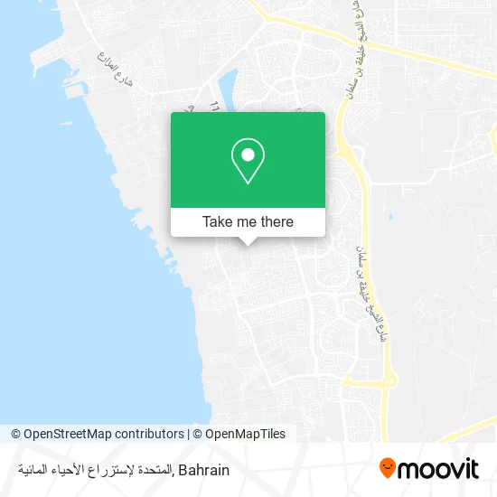 المتحدة لإستزراع الأحياء المائية map