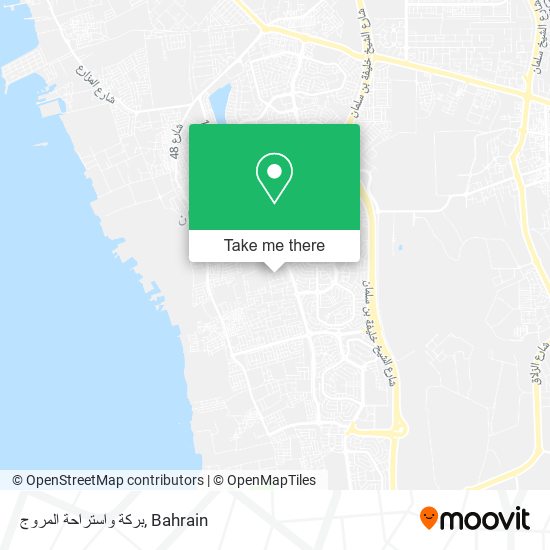 بركة واستراحة المروج map