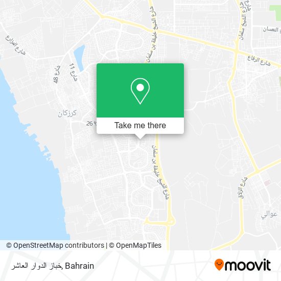 خباز الدوار العاشر map