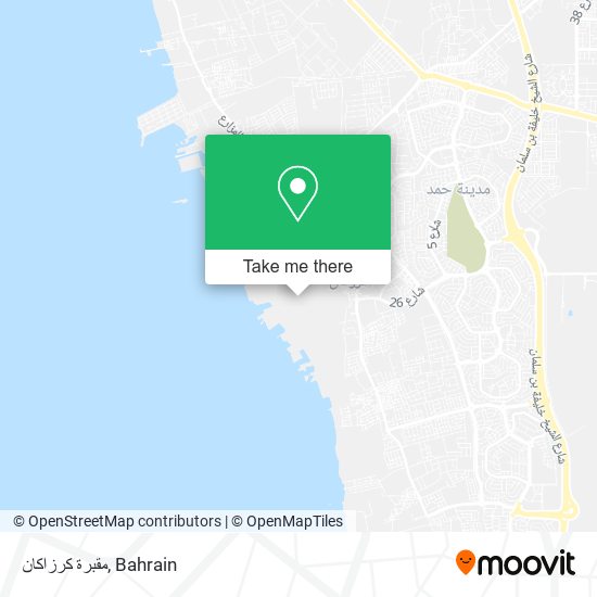 مقبرة كرزاكان map