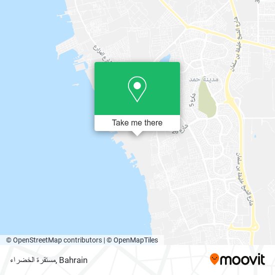 مستقرة الخضراء map