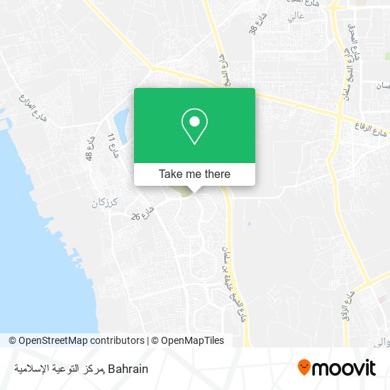 مركز التوعية الإسلامية map