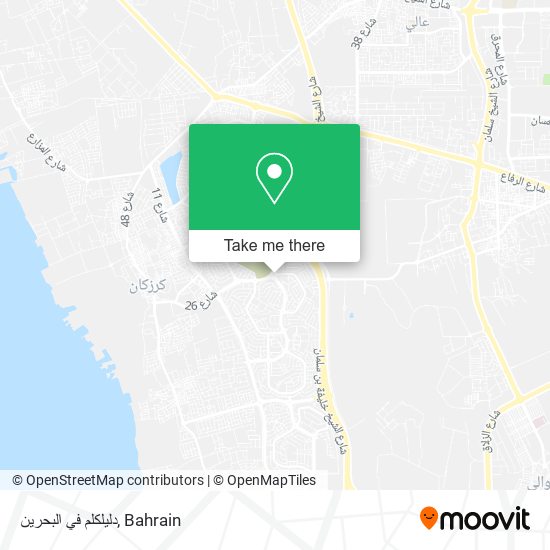 دليلكلم في البحرين map