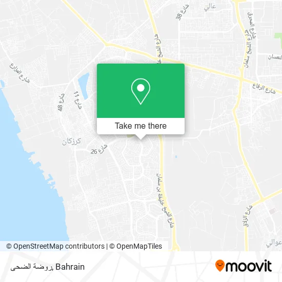 روضة الضحى map