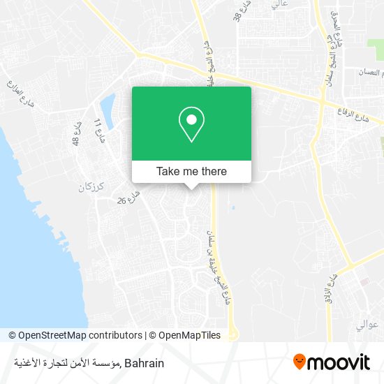 مؤسسة الأمن لتجارة الأغذية map