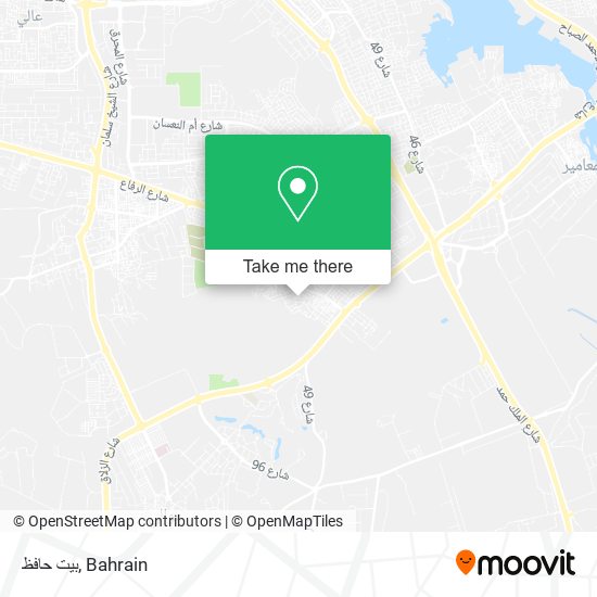 بيت حافظ map