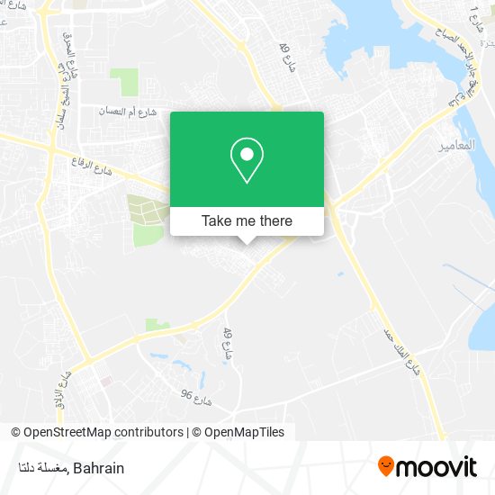 مغسلة دلتا map