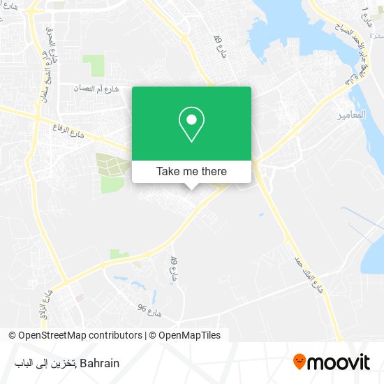 تخزين إلى الباب map