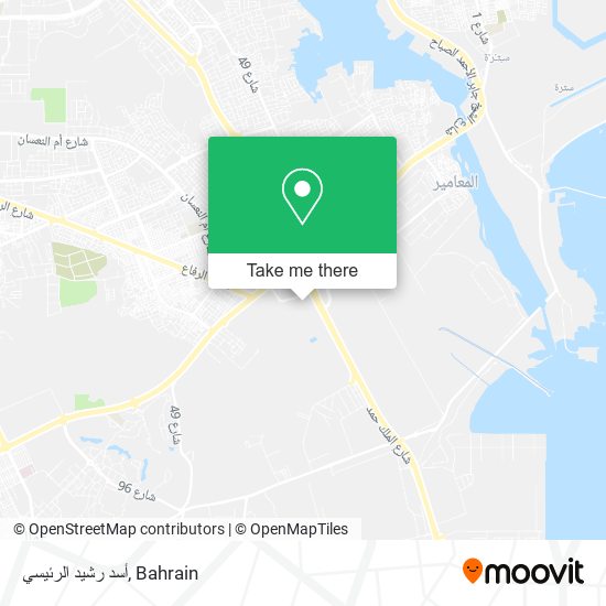 أسد رشيد الرئيسي map