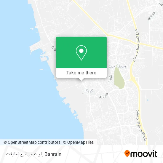 ابو عباس لبيع المكيفات map