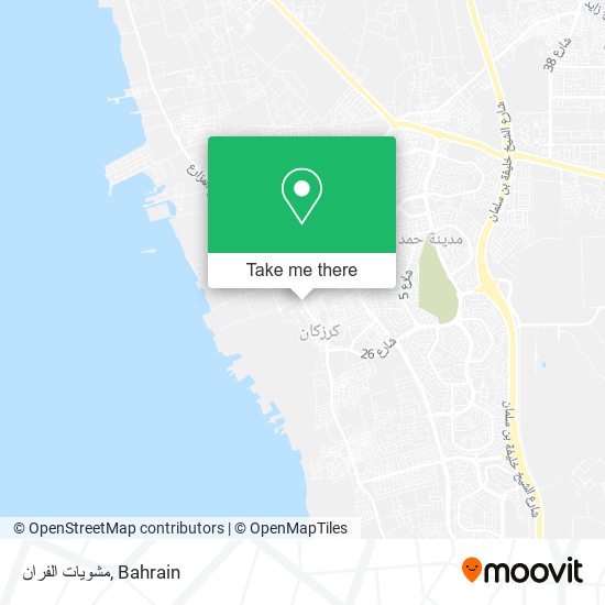 مشويات الفران map