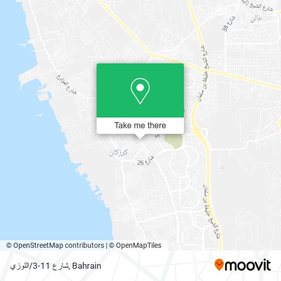 شارع 11-3/اللوزي map