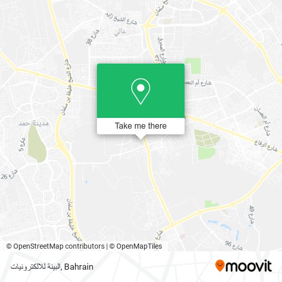 البينة للالكترونيات map