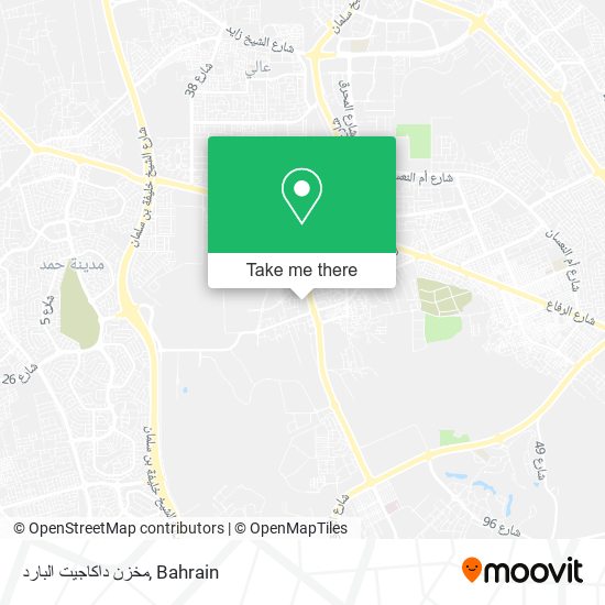 مخزن داكاجيت البارد map