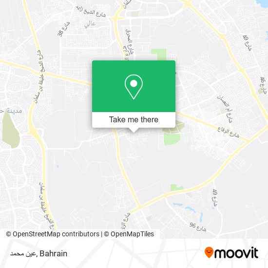 عين محمد map