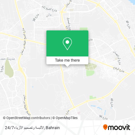 24/7الألبسة وتصميم الأزياء map