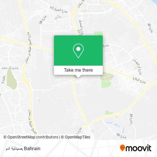 صيدلية ادم map