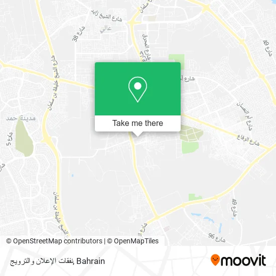 نفقات الإعلان والترويج map