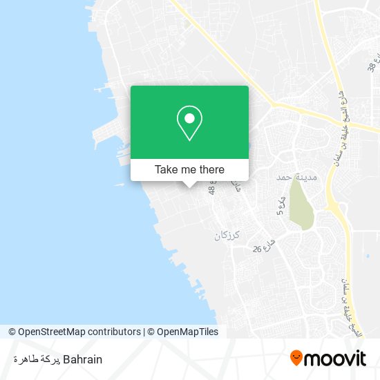 بركة طاهرة map