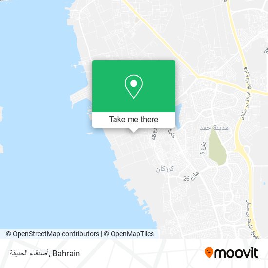 أصدقاء الحديقة map