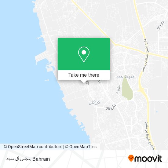 مجلس آل ماجد map