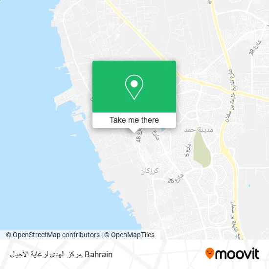 مركز الهدى لرعاية الأجيال map
