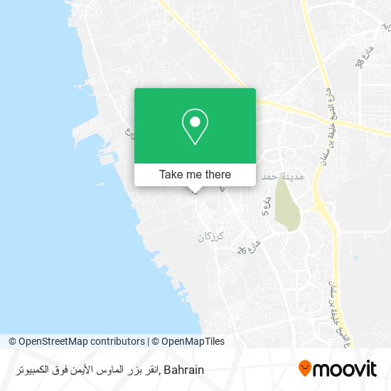 انقر بزر الماوس الأيمن فوق الكمبيوتر map