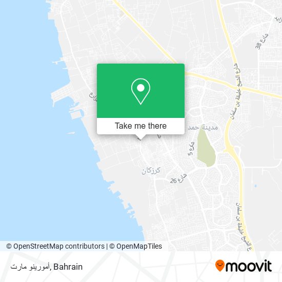 أمورينو مارت map