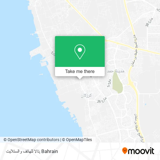 تالا للهاتف والستلايت map