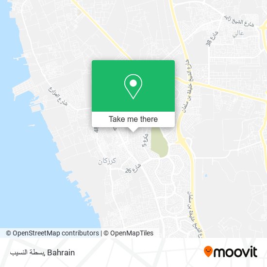 بسطة النسيب map