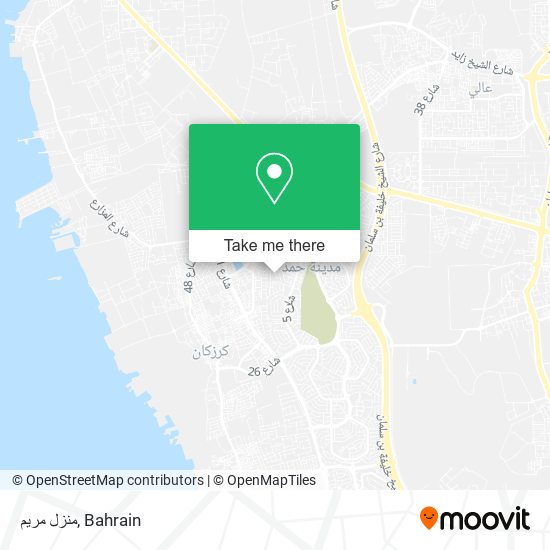 منزل مريم map