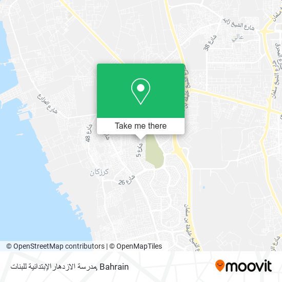 مدرسة الازدهارالإبتدائية للبنات map
