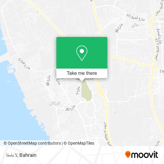 لا باستا map
