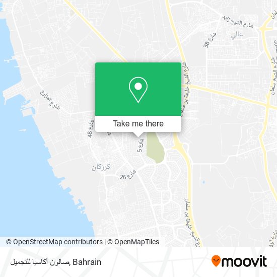 صالون أكاسيا للتجميل map
