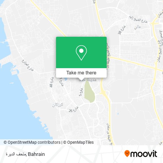 متحف الديرة map
