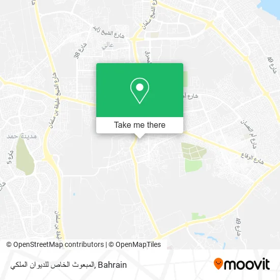 المبعوث الخاص للديوان الملكي map