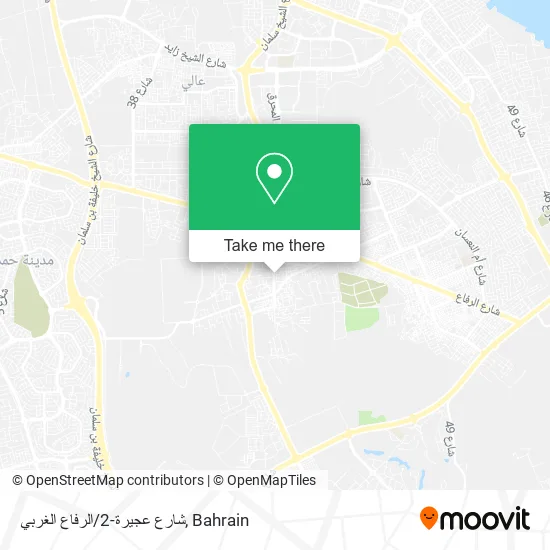 شارع عجيرة-2/الرفاع الغربي map