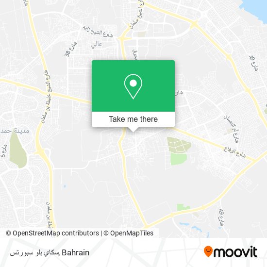 سكاي بلو سبورتس map