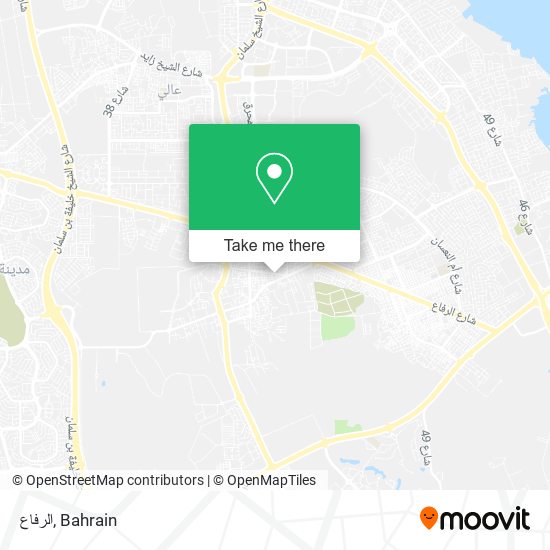 الرفاع map