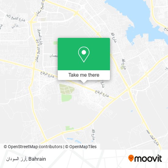 أرز السودان map