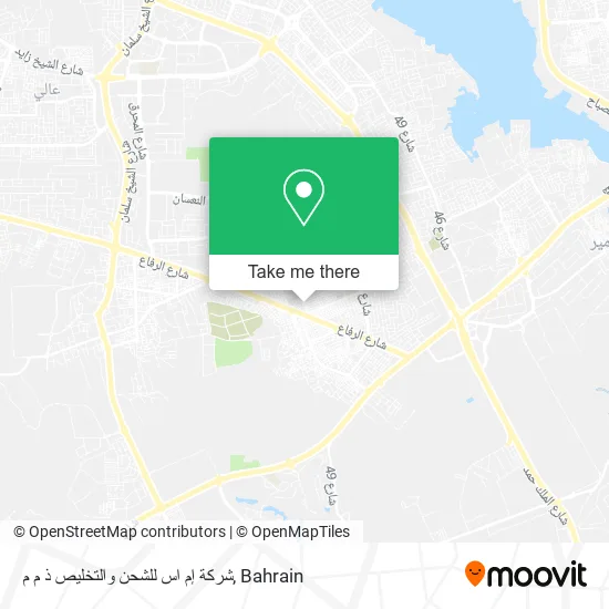 شركة إم اس للشحن والتخليص ذ م م map