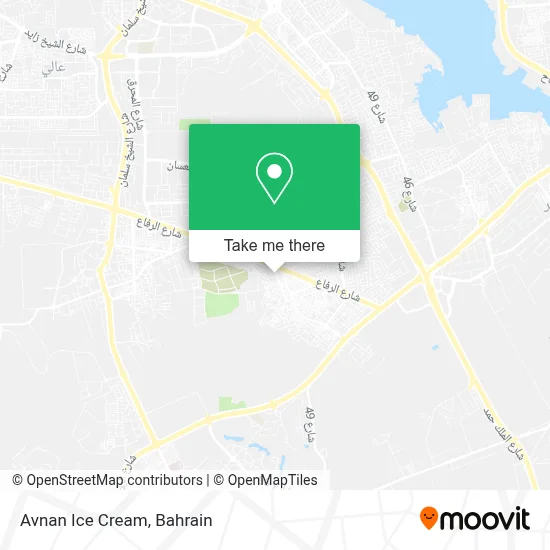 Avnan Ice Cream map