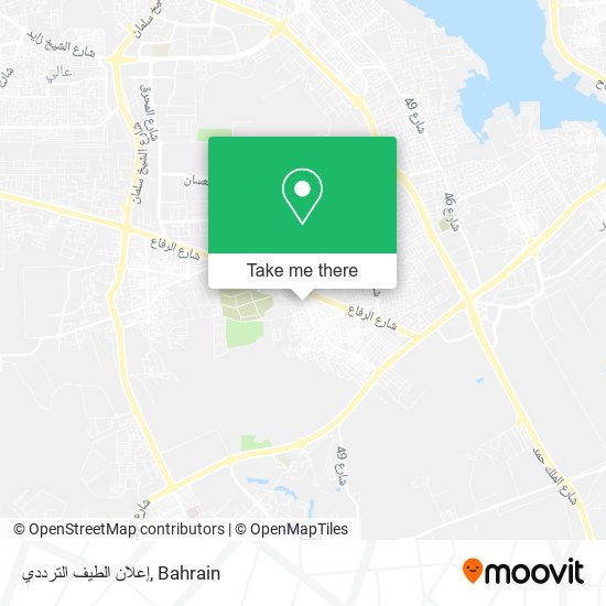 إعلان الطيف الترددي map