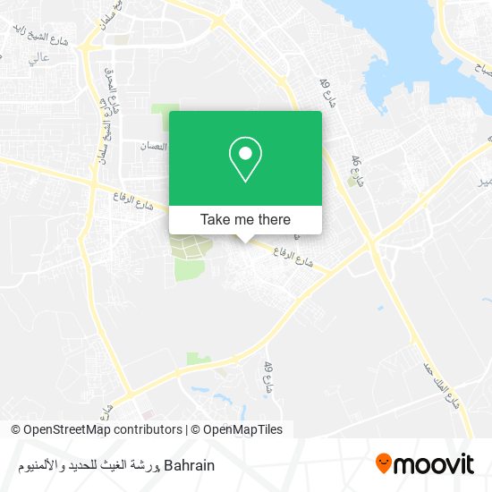 ورشة الغيث للحديد والألمنيوم map