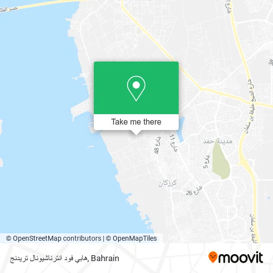 هابي فود انترناشيونال تريدنج map